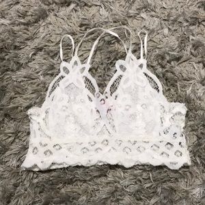 COPY - White Lace Bralette